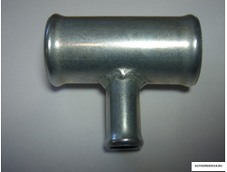 Трубка тройник 36х16х36мм металл угол 90 гр.цена за 1 шт.