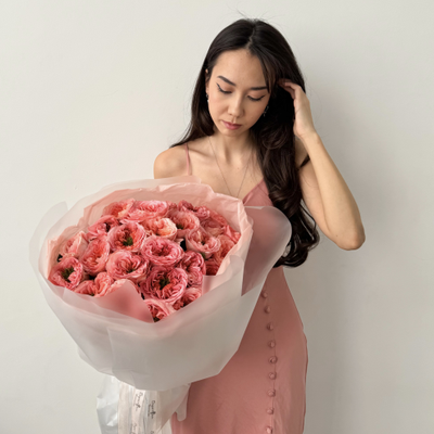 Моно из роз Mandarin X-pression