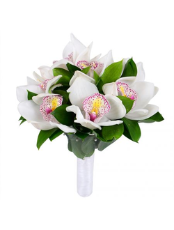 Букет «Белая орхидея»