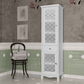 ПЕНАЛ ОМЕГА 45 МАТОВЫЙ БЕЛЫЙ (ПЕТЛИ СЛЕВА)