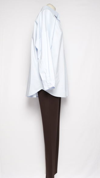 РУБАШКА "КЛАССИКА Карман" голубая  р.50,52,54,56,58,60