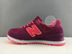New Balance 574 Темные с пурпурным женские (36-40) Арт. 189M-A