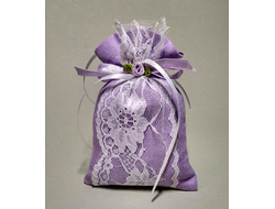 Саше с белым  кружевом