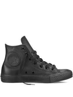 Кеды Converse черные высокие кожаные 135251C фото