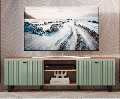 Олива Тумба под ТВ ТБ-09 Дуб каньон/MF12 эвкалипт софт Ш1602хВ484хГ376 мм