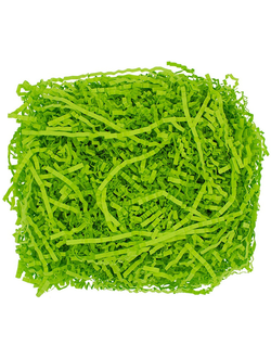 Наполнитель бумажный волнистый Премиум (118, зеленый), 100г