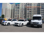 Свадебный Кортеж автомобилей Mercedes-Benz.