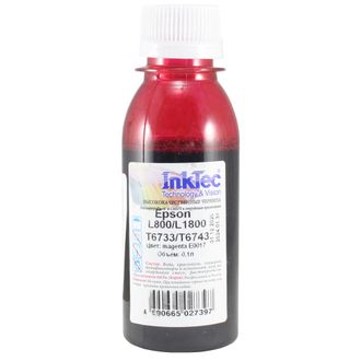 Чернила InkTec (E0017) для Epson L800 / L1800 (T6733 / T6743), M, 100 мл.