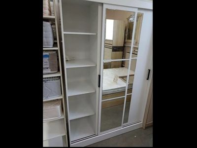 Шкаф-купе "Бруно 2" (Тайм-2, ШК-30) 1,31м Белый ЛДСП МР