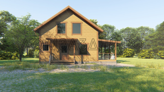 Коттедж 9,2x8