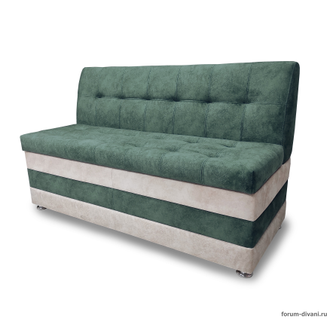 Кухонный ДИВАН "ФОРУМ-5М" Зеленый/Слоновая кость