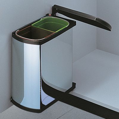 Встраиваемое ведро для мусора 16л (2x8) Oko-Flex Hailo 3416101