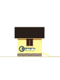 Б-15  ГАБАРИТНЫЕ РАЗМЕРЫ: (3,5Х4,5М) 1 ЭТАЖ, ОБЩАЯ ПЛОЩАДЬ: 15,75М²