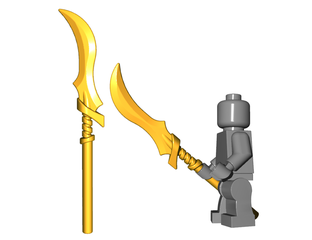 Эльфийская копье BrickWarriors для фигурок Лего