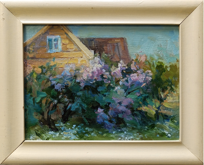 "Женский портрет" холст масло 1950-е годы