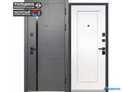 Дверь входная металлическая Luxor 2МДФ Горизонталь Нео купить в Челябинске | КВИРТЕК