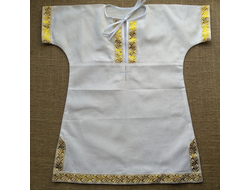 Рубашка крестильная, арт.РК 7, размеры 62 - 170 (выбрать)
