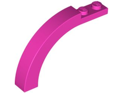 Arch 1 x 6 x 3 1/3 Curved Top, Dark Pink (6060 / 6288188)