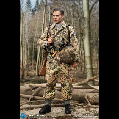 Немецкий солдат  - Коллекционная фигурка 1/6 scale WWII German 12th SS Panzer Division Oberschu?tze (D80171) - DiD
