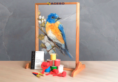 Арт-терапевтический комплекс с прозрачным мольбертом