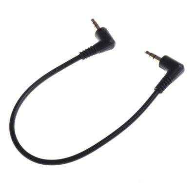 Стерео кабель TRS - TRS «мини джек / мини джек» (угловой L-type 3,5 мм), 18 cm (поштучно)