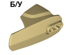 ! Б/У - Hero Factory Armor with Ball Joint Socket - Size 6, Tan (90638 / 6116519) - Б/У