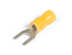 Наконечник кабельный вилочный изолированный НВИ 6.0-5 серия ПРОФИ с ПВХ манжетой