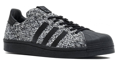 Adidas Superstar серо-черные