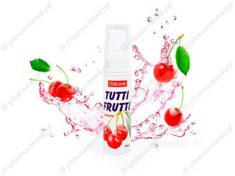 Съедобная гель-смазка Tutti-Frutti Вишня 30г