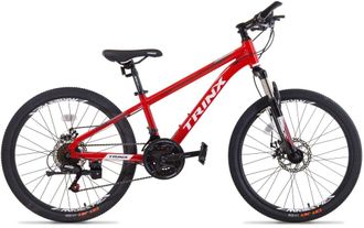 Подростковый велосипед Trinx M114 красно-бело-красный, рама 11