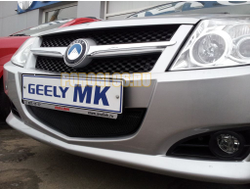 Защита радиатора Geely MK black