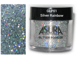 Глиттеры рассыпчатые AsurA cosmetics 01 Silver Rainbow