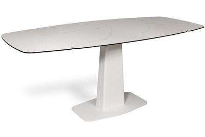 Colombo матовый белый/керамика белая 120(+30+30)х85