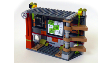 Лаборатория ДОННИ, минус третий подземный этаж, Логово Черепашек (LEGO # 79103).