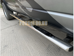 Пороги с проступью d76 для DODGE RAM 2500 Mega Cab 2004-2010