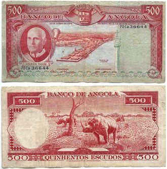 Ангола 500 эскудо 1970 г.
