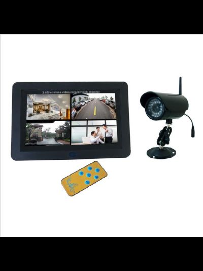 Видеоняня/беспроводной комплект уличного видеонаблюдения  Монитор + 4 камеры HD с DVR