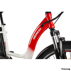 Электровелосипед Eltreco White (Бело-зеленый)