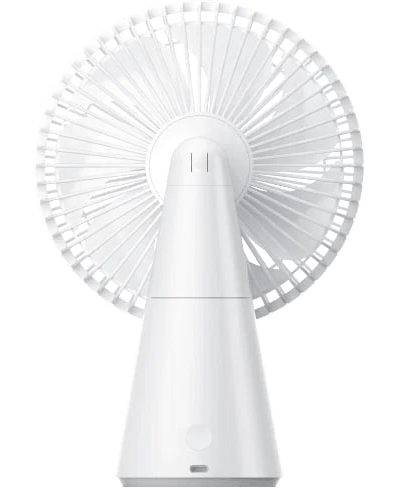 Портативный настольный вентилятор Xiaomi Mijia Desktop Fan 4000mAh (ZMYDFS01DM) белый