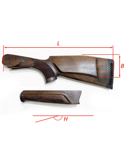 ИЖ-39 приклад и цевье по антропометрическим данным