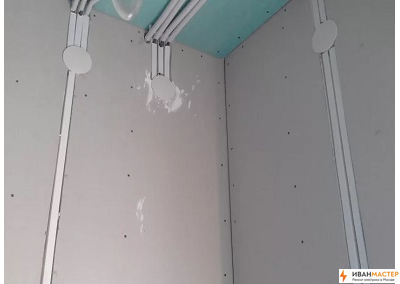 Штробление стен из гипсокартона в частном доме Москва ИВАНМАСТЕР
