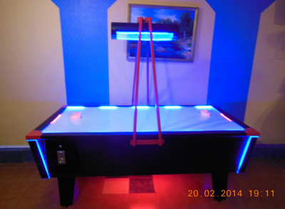 Аэрохоккей 6-футовый «Техно-style» (с электроникой)