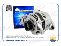 Генератор Nissan Almera N16/Primera P11E AMD AMDEL566