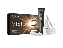 OLLIN Vision Набор для окрашивания бровей и ресниц СВЕТЛО-КОРИЧНЕВЫЙ (Оллин Вижн)