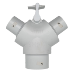 Тройник для системы пылеудаления 75/50/50