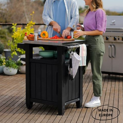 Столик для барбекю 105л коричневый