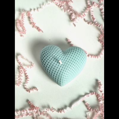 Свеча "Сердце" Мята