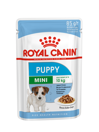 Роял Канин Mini Puppy пауч для щенков мелких пород (в соусе) 0,085 кг
