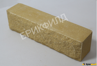 Имитация природного камня. Евростандарт "Дикий камень". Желтый. Кирпичный завод Брик Филд