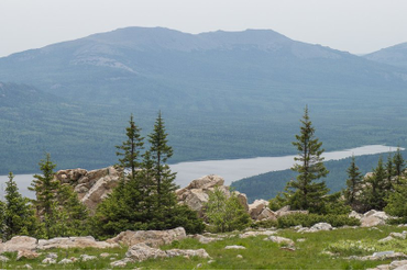 Вид на оз.Зюраткуль с хр.Зюраткуль 